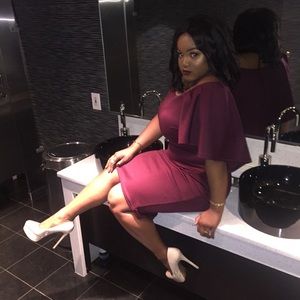 Off the Shoulder Choker Dress